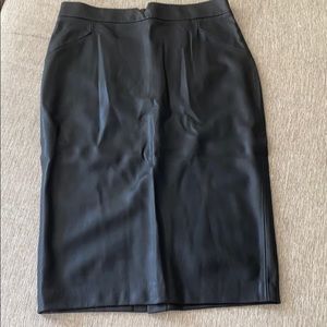 Zara leather skirt
